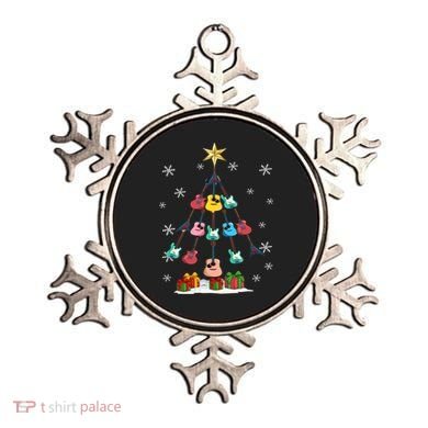 Guitar Tree Lights Christmas Pajamas Guitar Lovers Xmas Tree Cool Gift Ornament