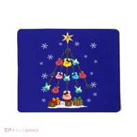 Guitar Tree Lights Christmas Pajamas Guitar Lovers Xmas Tree Cool Gift Mousepad thumb 0