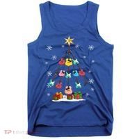 Guitar Tree Lights Christmas Pajamas Guitar Lovers Xmas Tree Cool Gift Tank Top thumb 0