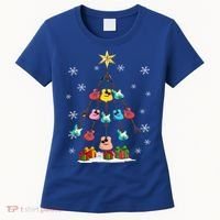 Guitar Tree Lights Christmas Pajamas Guitar Lovers Xmas Tree Cool Gift Women's T-Shirt thumb 0