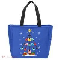 Guitar Tree Lights Christmas Pajamas Guitar Lovers Xmas Tree Cool Gift Tote Bag thumb 0