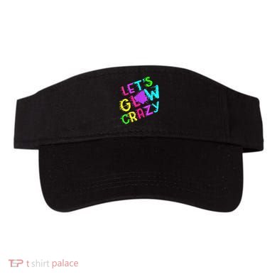 Group Team Lets A Glow Crazy Retro Colorful Visor