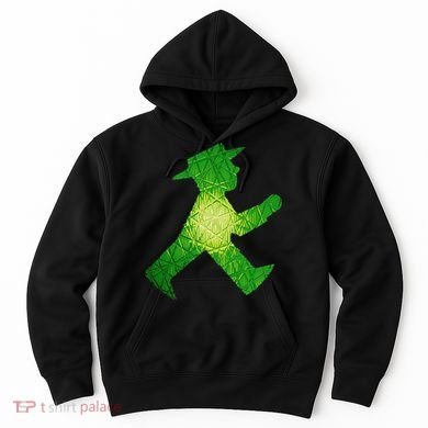 Green Traffic Light Man Ampelmann GrüN Hoodie
