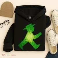 Green Traffic Light Man Ampelmann GrüN Hoodie thumb 4