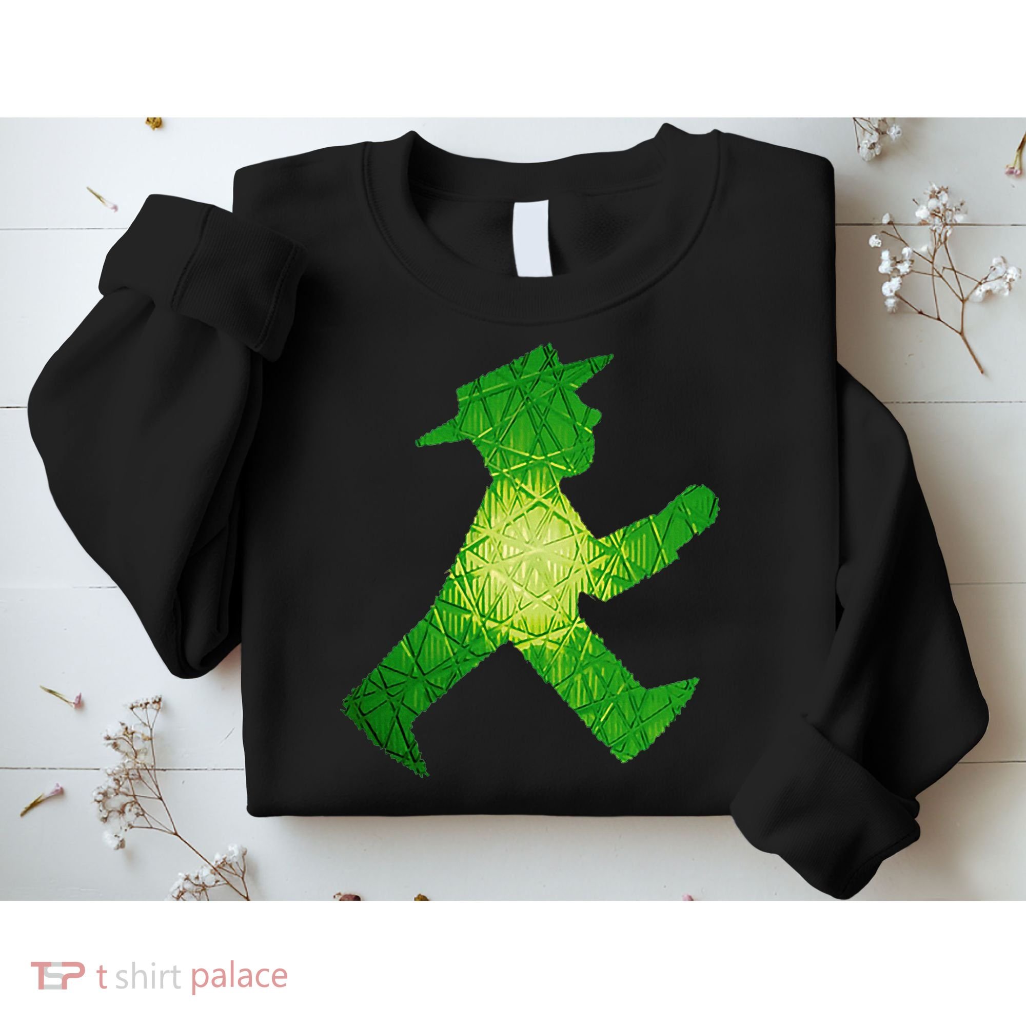 Green Traffic Light Man Ampelmann GrüN Sweatshirt