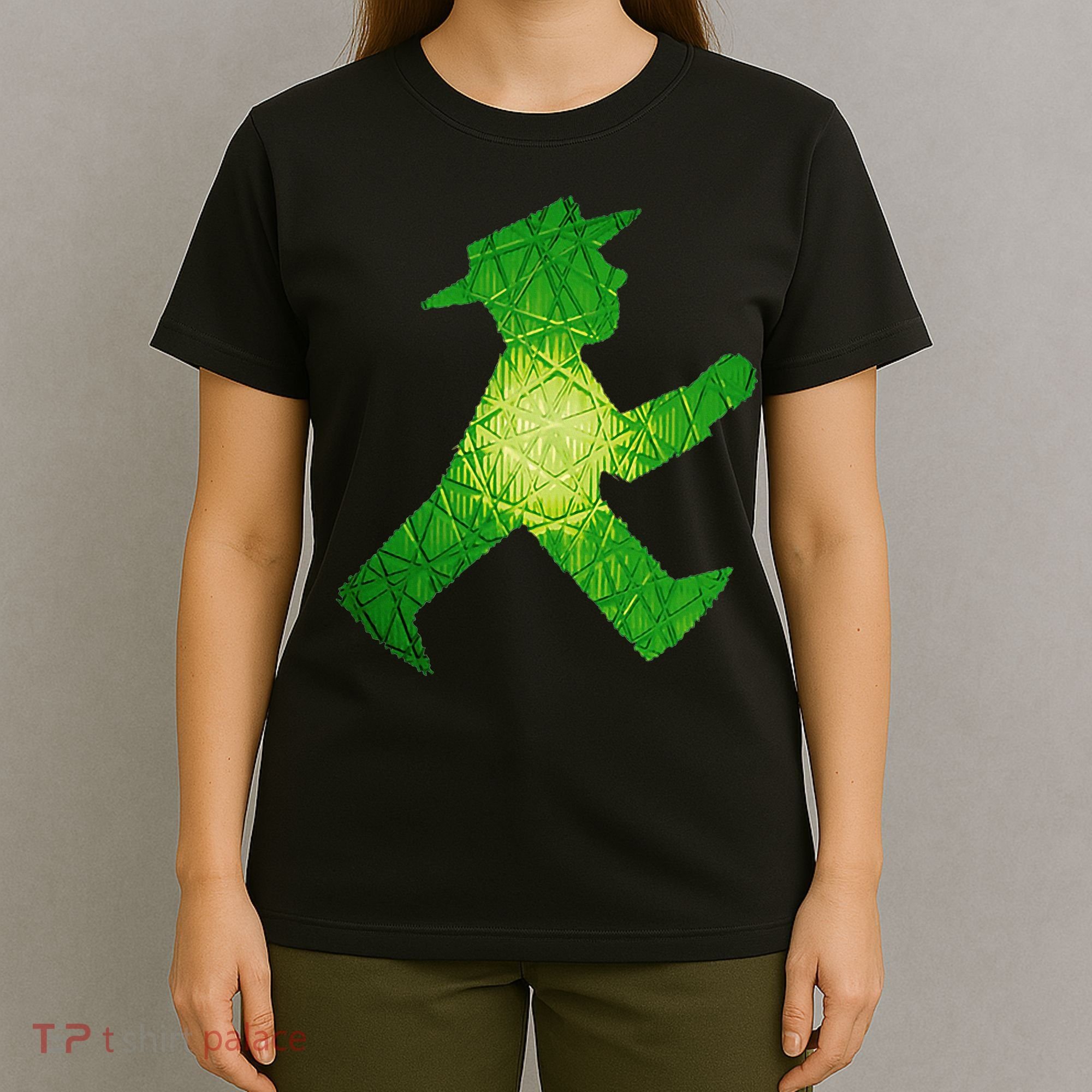 Green Traffic Light Man Ampelmann GrüN T-Shirt