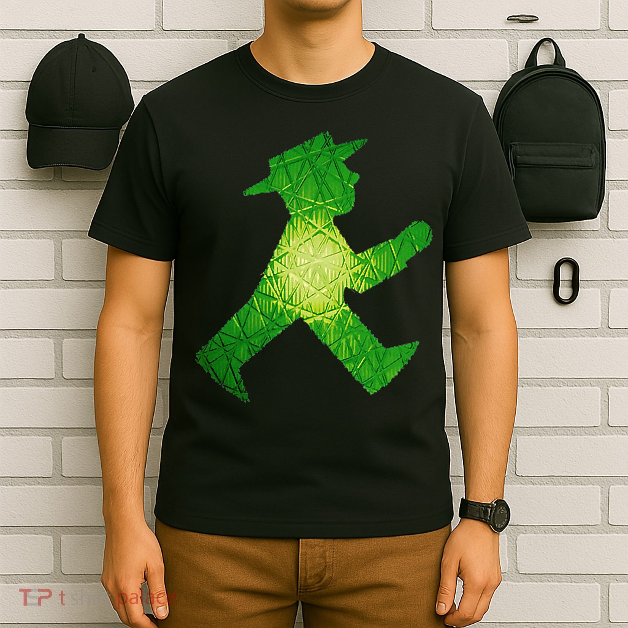 Green Traffic Light Man Ampelmann GrüN T-Shirt