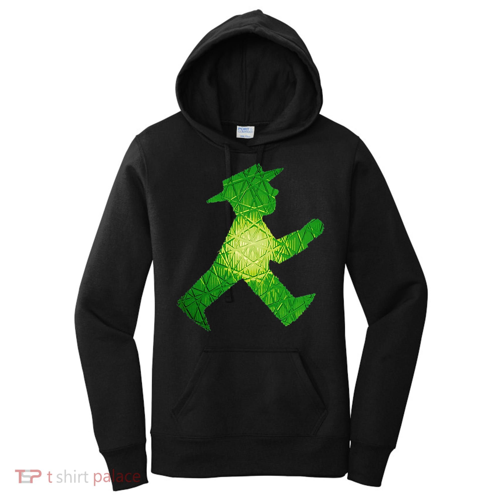 Green Traffic Light Man Ampelmann GrüN Women's Hoodie