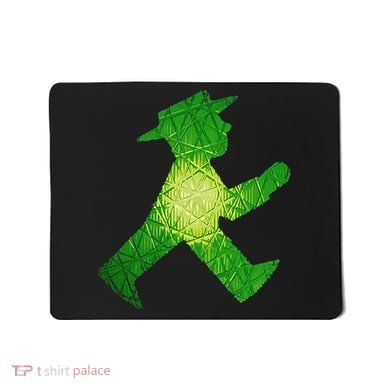 Green Traffic Light Man Ampelmann GrüN Mousepad