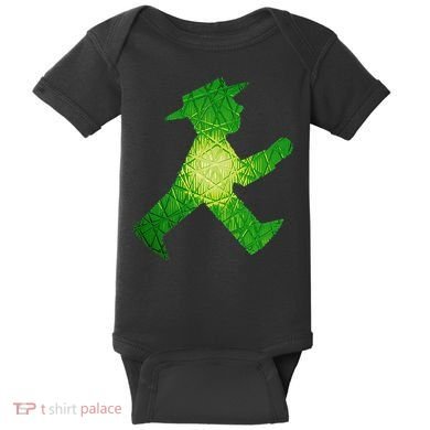 Green Traffic Light Man Ampelmann GrüN Baby Bodysuit