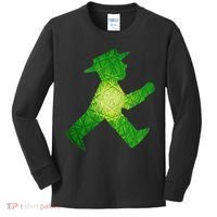 Green Traffic Light Man Ampelmann GrüN Kids Long Sleeve Shirt thumb 0