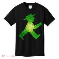 Green Traffic Light Man Ampelmann GrüN Kids T-Shirt thumb 0