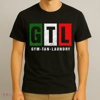 Gym Tan Laundry Gtl New Jersey Garden Nj Shore Italian Flag T-Shirt thumb 3