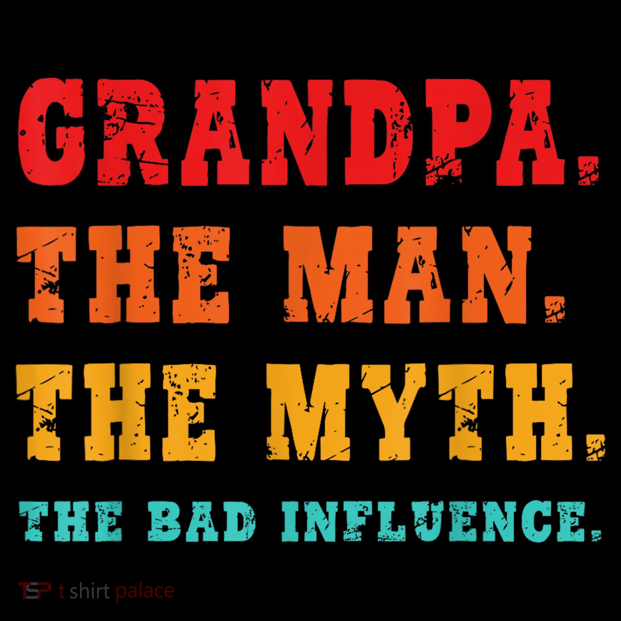 Grandpa The Man The Myth The Bad Influence Coffee Mug