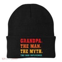 Grandpa The Man The Myth The Bad Influence Beanie thumb 0