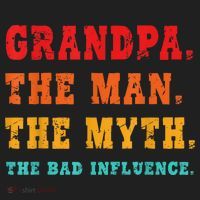 Grandpa The Man The Myth The Bad Influence Tumbler thumb 3