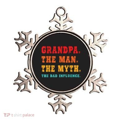 Grandpa The Man The Myth The Bad Influence Ornament