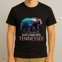 Gatlinburg Tennessee Mountains Bear Usa Hiking Souvenir Tn T-Shirt thumb 3