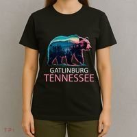 Gatlinburg Tennessee Mountains Bear Usa Hiking Souvenir Tn T-Shirt thumb 4