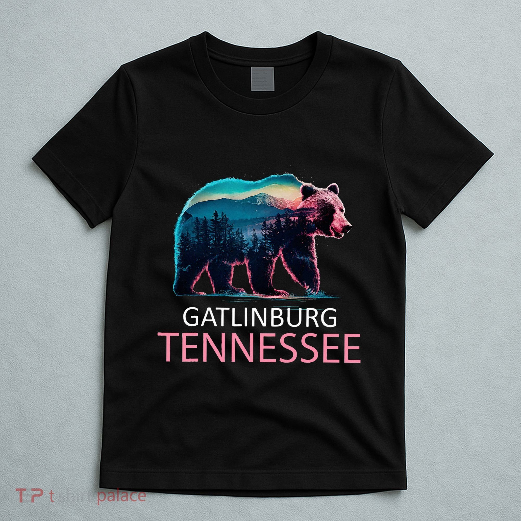Gatlinburg Tennessee Mountains Bear Usa Hiking Souvenir Tn T-Shirt