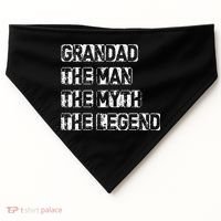 Grandad The Man Myth Legend USA-Made Doggie Bandana thumb 0
