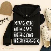 Grandad The Man Myth Legend Hoodie thumb 4