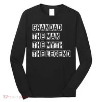 Grandad The Man Myth Legend Long Sleeve Shirt thumb 0