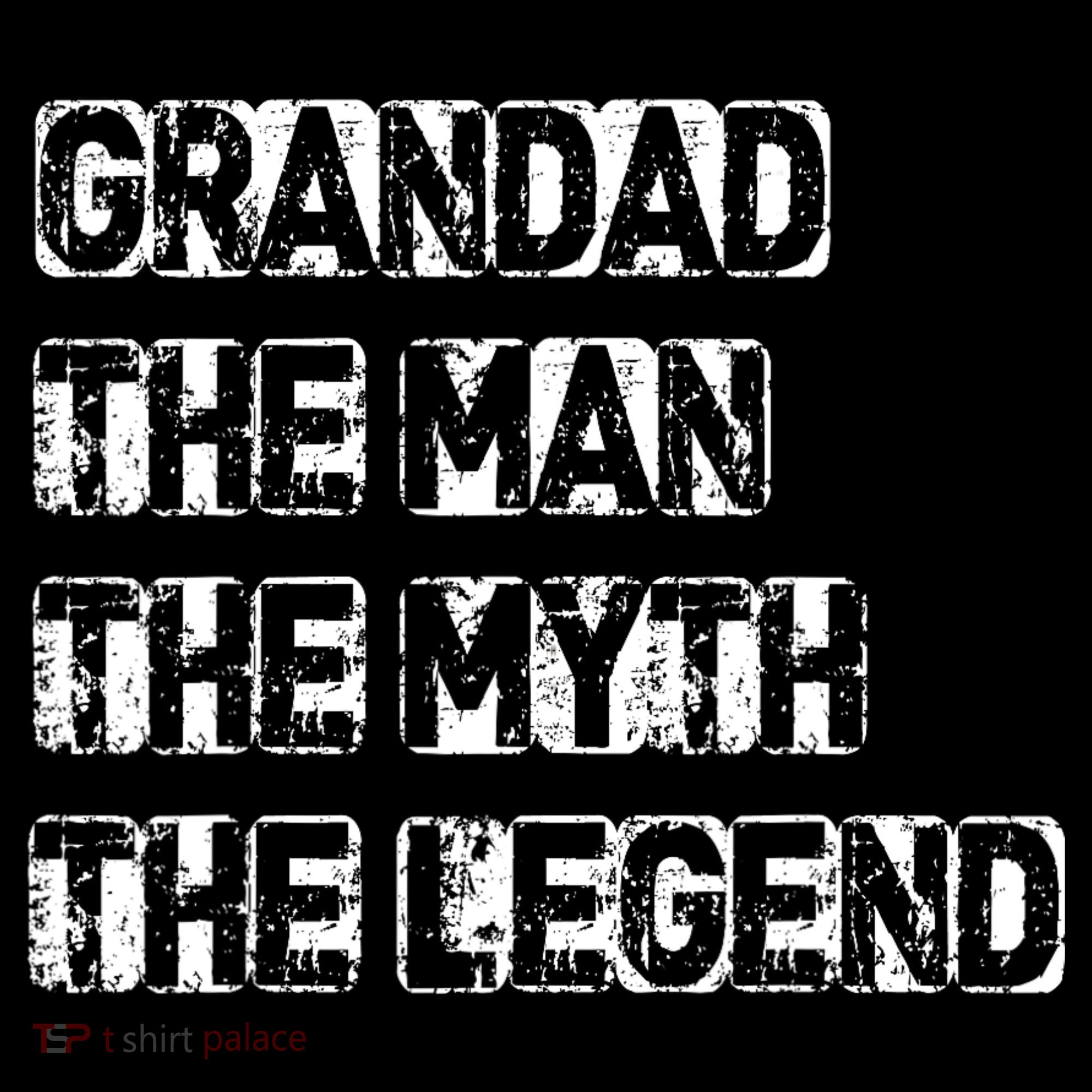 Grandad The Man Myth Legend Long Sleeve Shirt