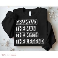 Grandad The Man Myth Legend Sweatshirt thumb 2