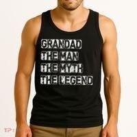 Grandad The Man Myth Legend Tank Top thumb 3