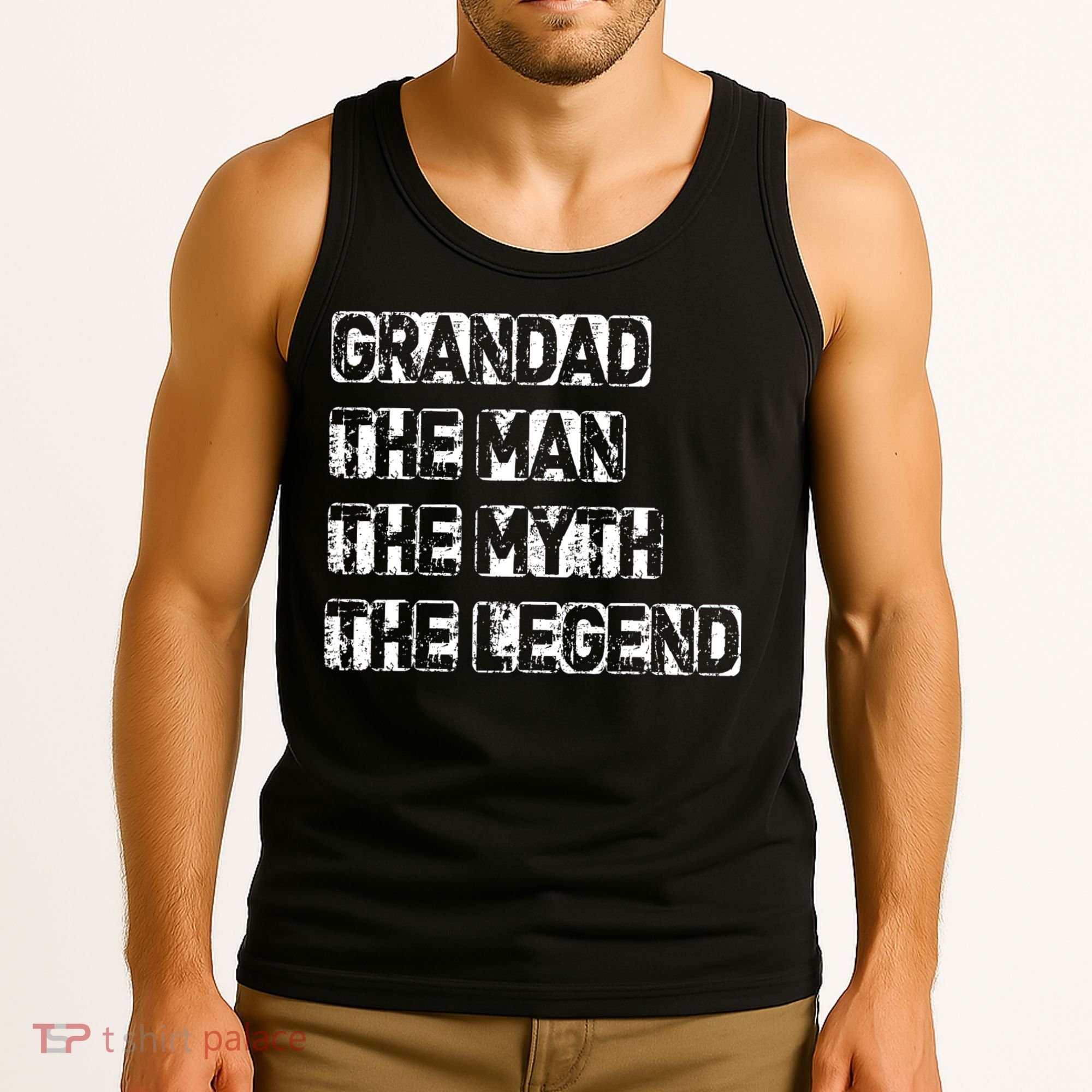 Grandad The Man Myth Legend Tank Top
