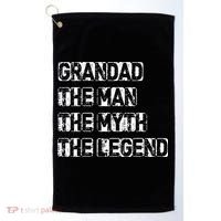 Grandad The Man Myth Legend Golf Towel thumb 0