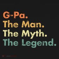 Gpa The Man The Myth The Legend Dad Grandpa Sweatshirt thumb 3