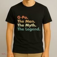 Gpa The Man The Myth The Legend Dad Grandpa T-Shirt thumb 3