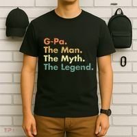 Gpa The Man The Myth The Legend Dad Grandpa T-Shirt thumb 6