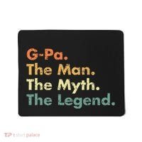 Gpa The Man The Myth The Legend Dad Grandpa Mousepad thumb 0
