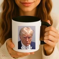 Guilty Trump Mugshot Coffee Mug thumb 3