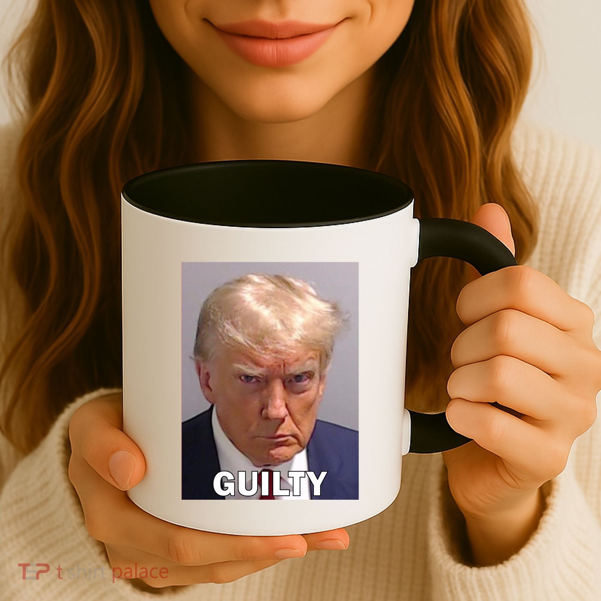 Guilty Trump Mugshot Coffee Mug