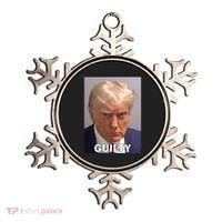 Guilty Trump Mugshot Ornament thumb 0