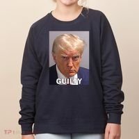 Guilty Trump Mugshot Women's Sweatshirt thumb 0