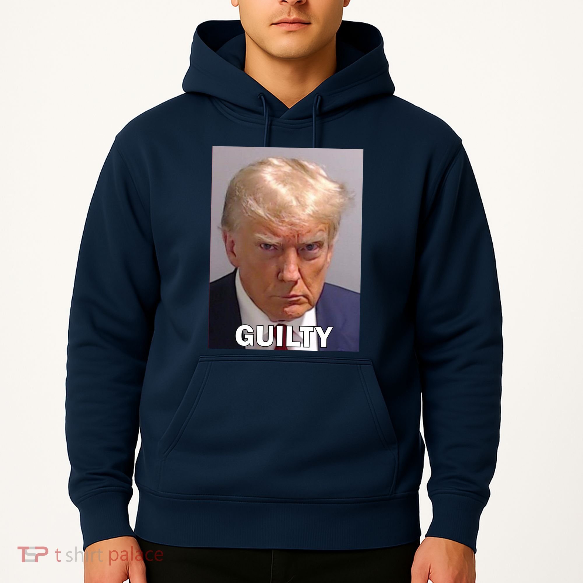 Guilty Trump Mugshot Hoodie