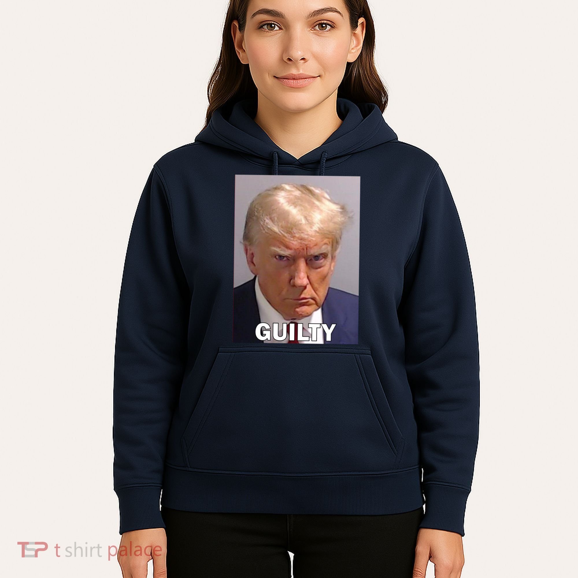 Guilty Trump Mugshot Hoodie