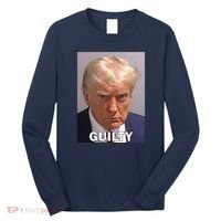 Guilty Trump Mugshot Long Sleeve Shirt thumb 0