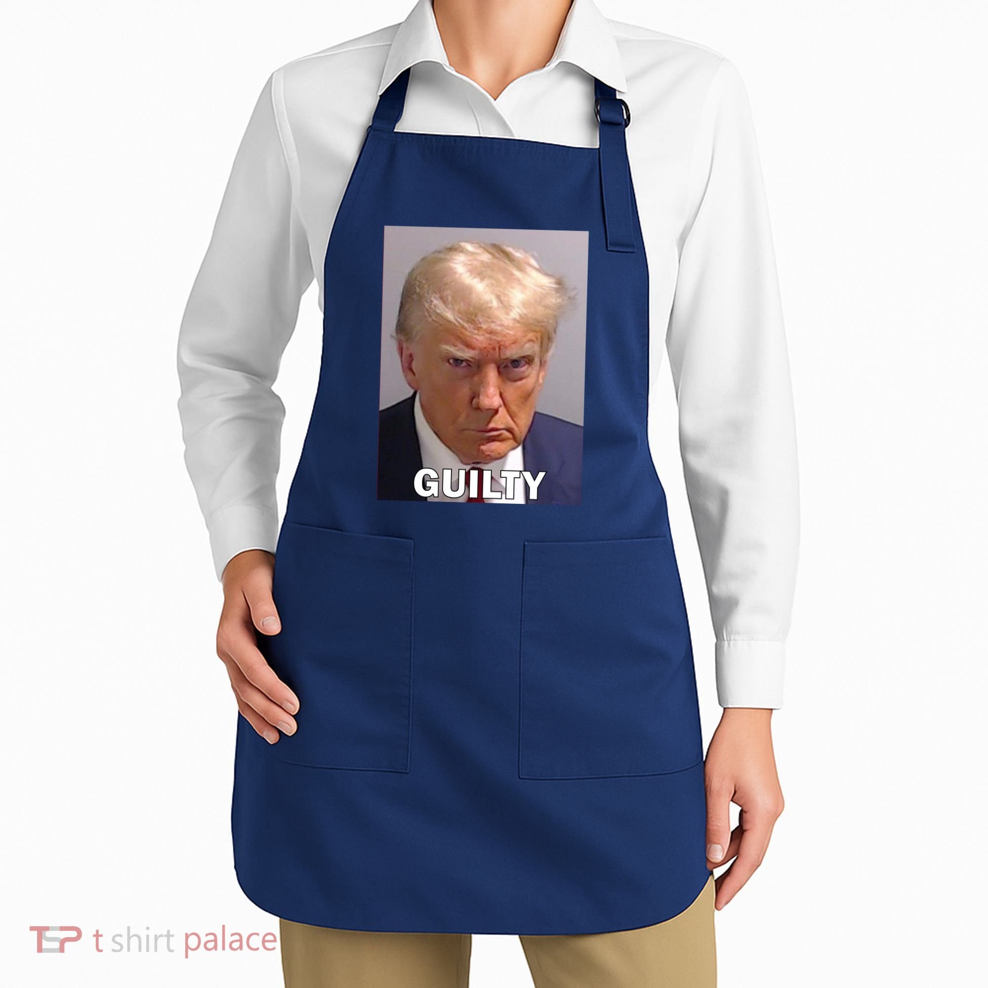 Guilty Trump Mugshot Apron