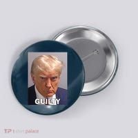 Guilty Trump Mugshot Button thumb 0