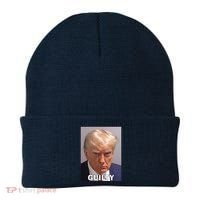 Guilty Trump Mugshot Beanie thumb 0