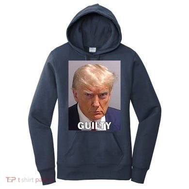 Guilty Trump Mugshot Women's Hoodie