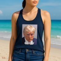 Guilty Trump Mugshot Women's Tank Top thumb 2