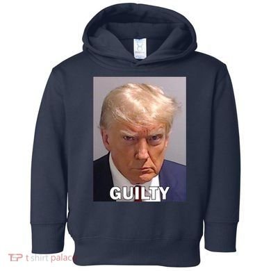 Guilty Trump Mugshot Toddler Hoodie