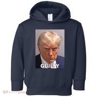 Guilty Trump Mugshot Toddler Hoodie thumb 0